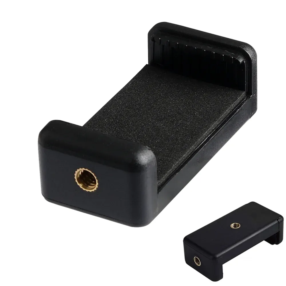 Trépied support téléphone universel avec vis 1/4 pouces et clip de montage