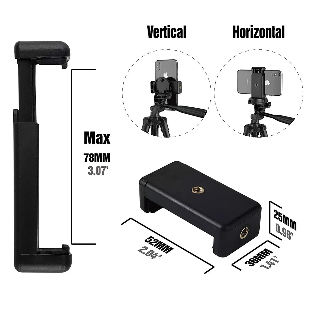 Trépied support téléphone clip détail