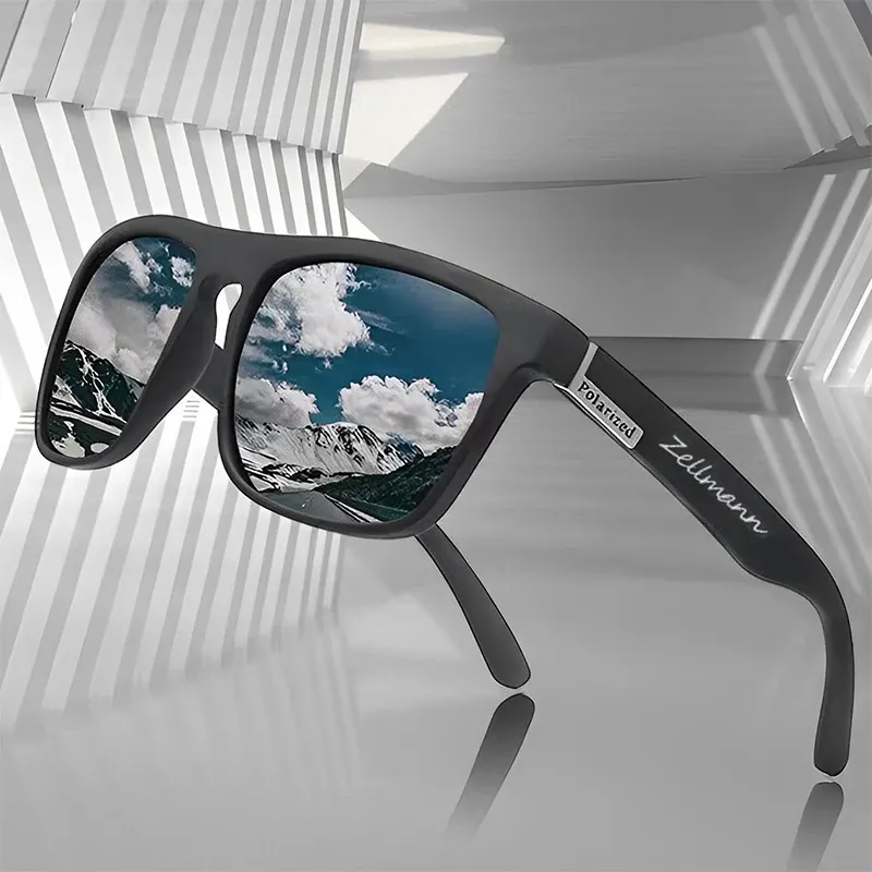 Lunettes de soleil polarisées pour hommes, à couleur changeante, idéales pour le cyclisme sur route et le VTT
