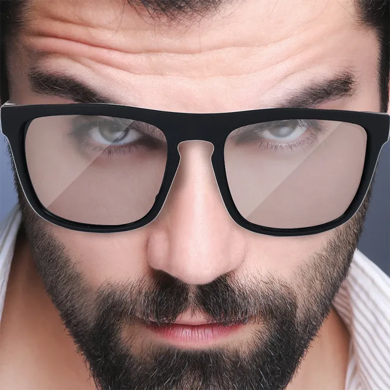 Lunettes de soleil polarisées pour hommes, à couleur changeante, idéales pour le cyclisme sur route et le VTT 3