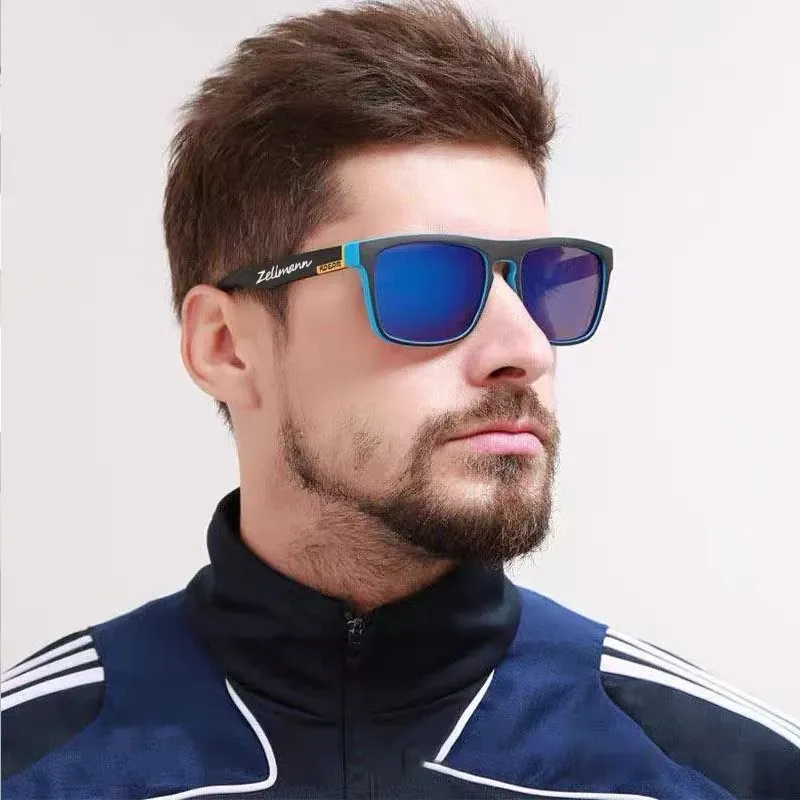 Lunettes de soleil polarisées pour hommes, à couleur changeante, idéales pour le cyclisme sur route et le VTT 2