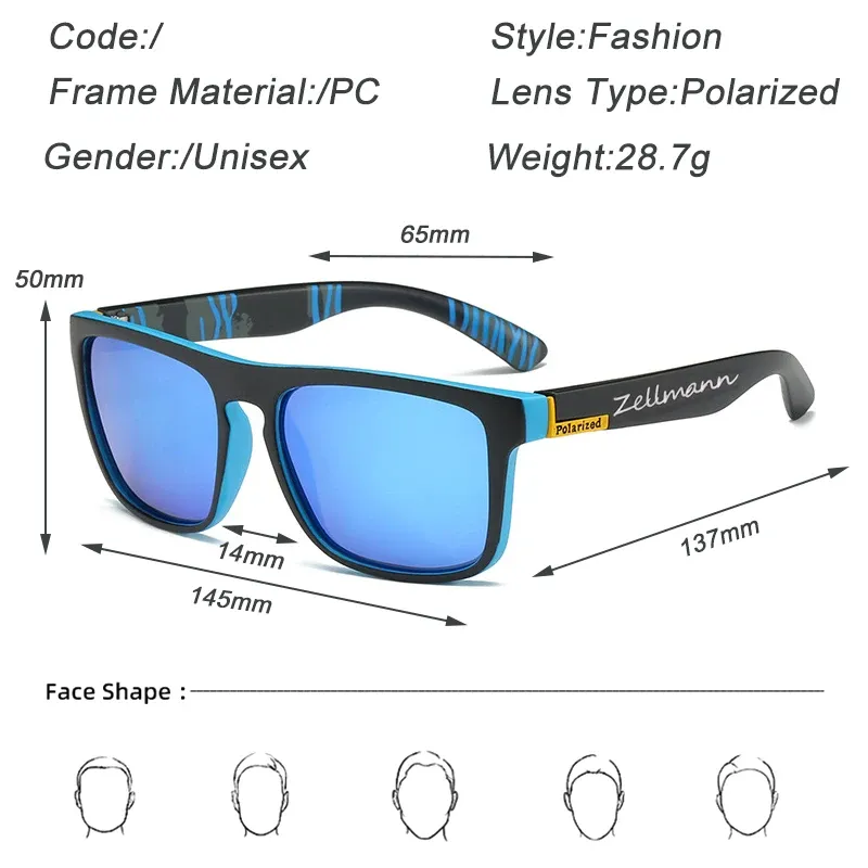 Lunettes de soleil polarisées pour hommes, à couleur changeante, idéales pour le cyclisme sur route et le VTT 6