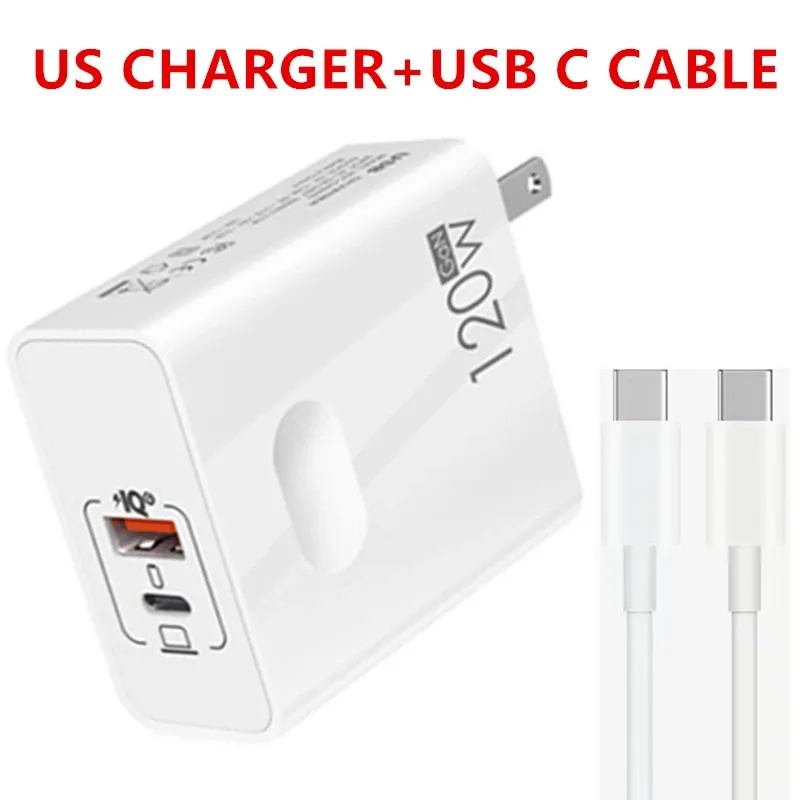 Chargeur rapide USB-C PD 3.0 avec câble de charge rapide 8