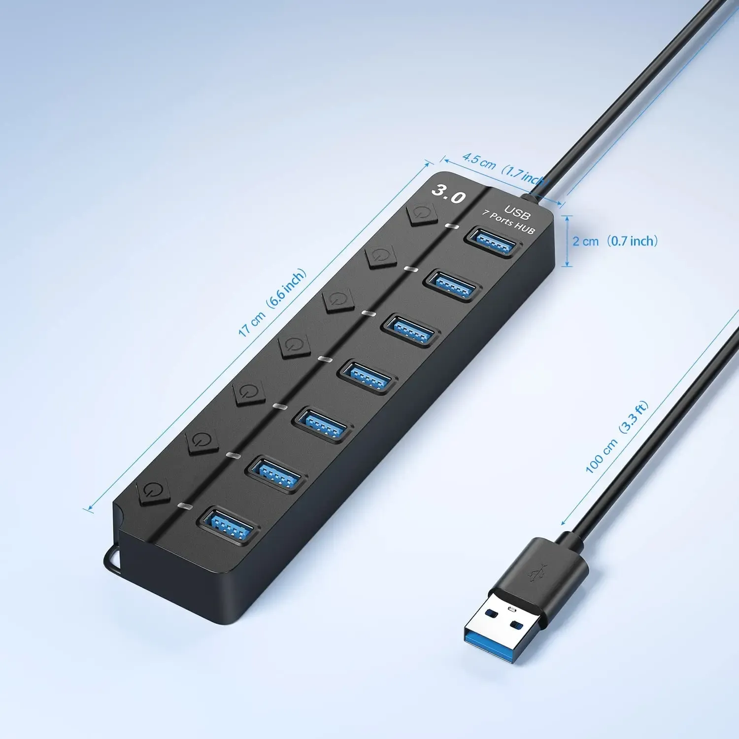 Hub USB compact pour voyage