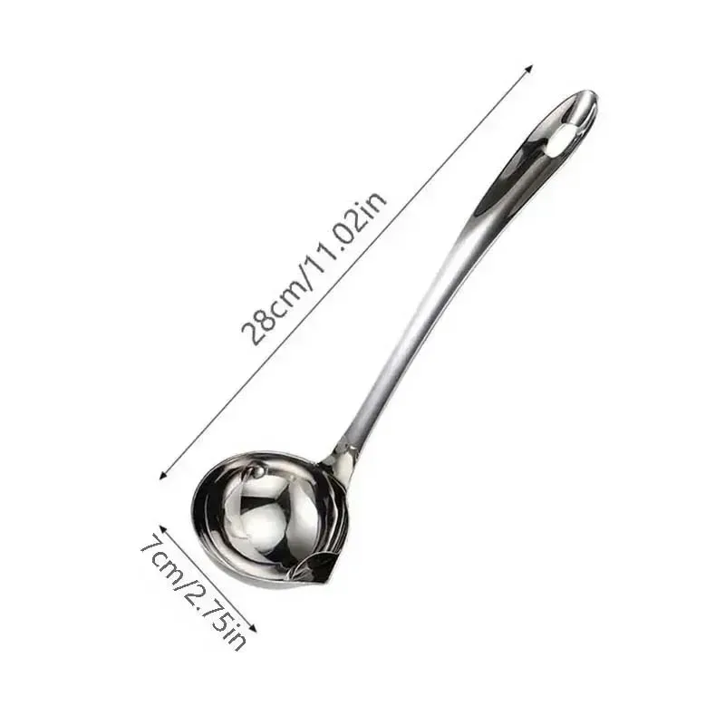 Écumoire à soupe en acier inoxydable, séparateur de graisse 2