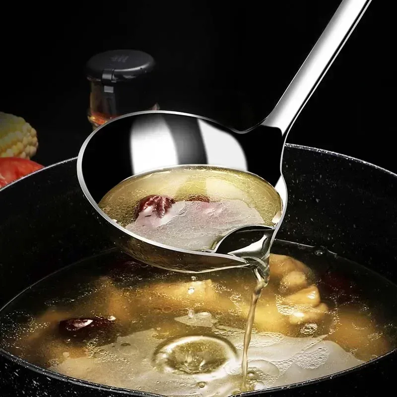 Écumoire à soupe en acier inoxydable, séparateur de graisse 5