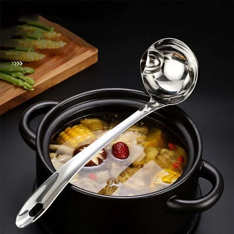 Écumoire à soupe en acier inoxydable, séparateur de graisse 6
