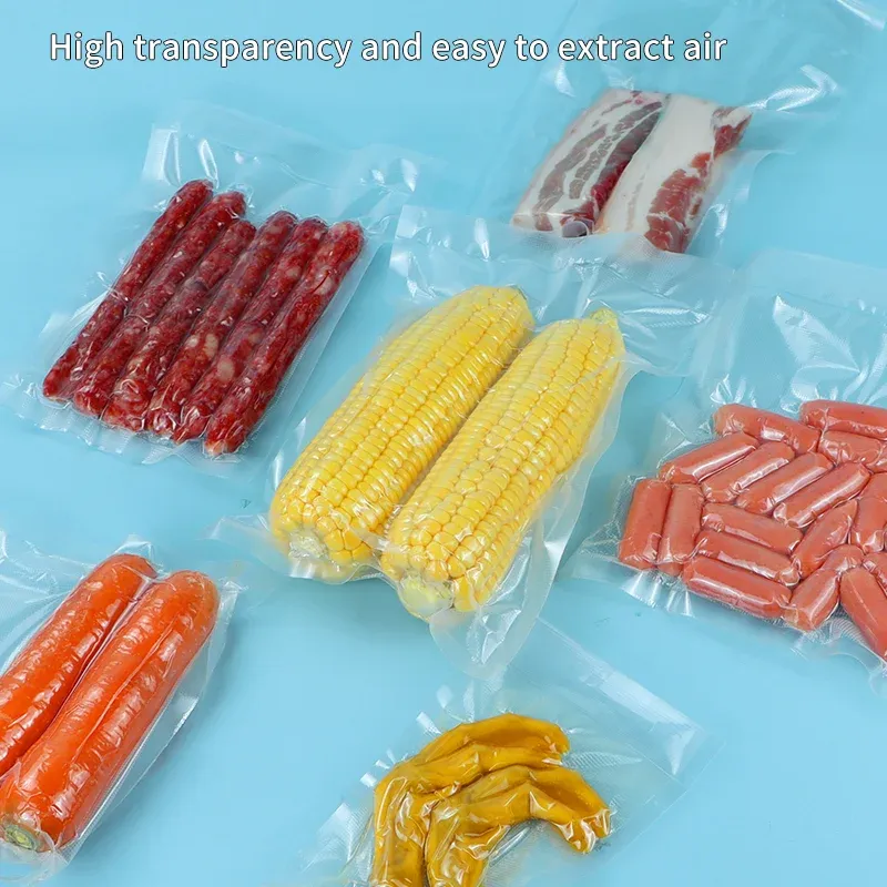 Rouleau de sacs sous vide écologiques pour aliments, compatible machine sous vide 2