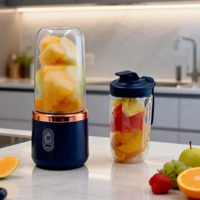 Blender portable double tasse, finitions