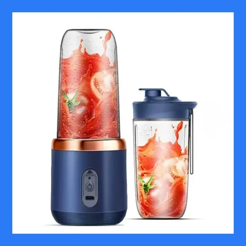 Blender portable USB à double gobelet avec presse-agrumes, pour smoothies, milkshakes et jus 11