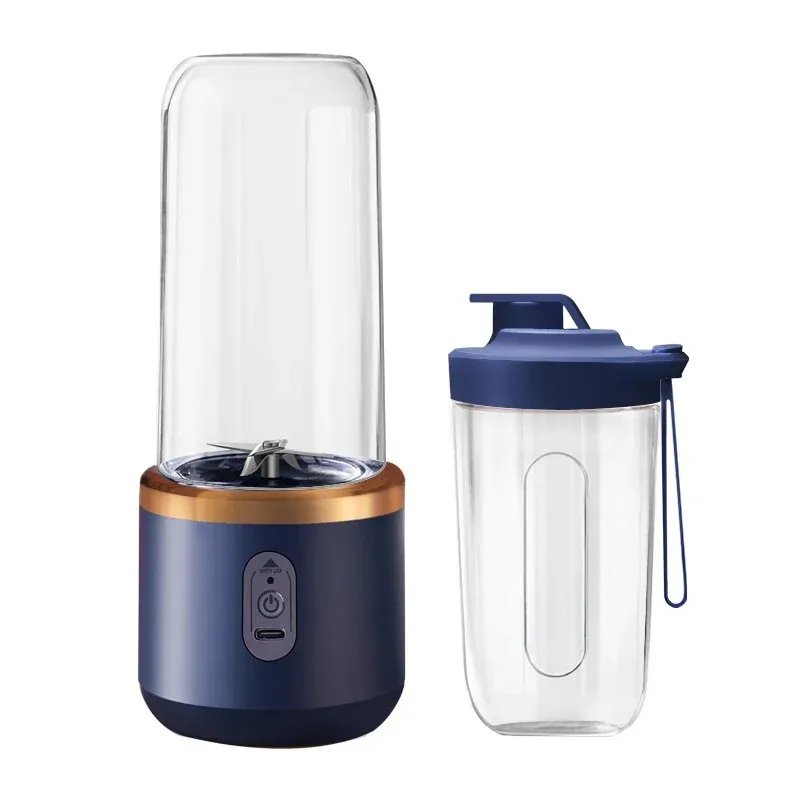 Blender portable USB à double gobelet avec presse-agrumes, pour smoothies, milkshakes et jus 10