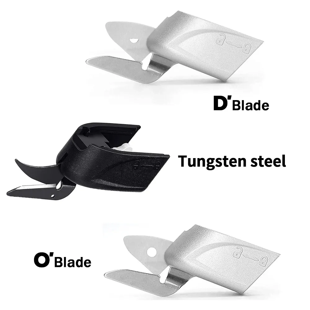 Ciseaux électriques polyvalents avec lames de rechange en acier au tungstène et alliage, adaptés au papier et au tissu - Image 1