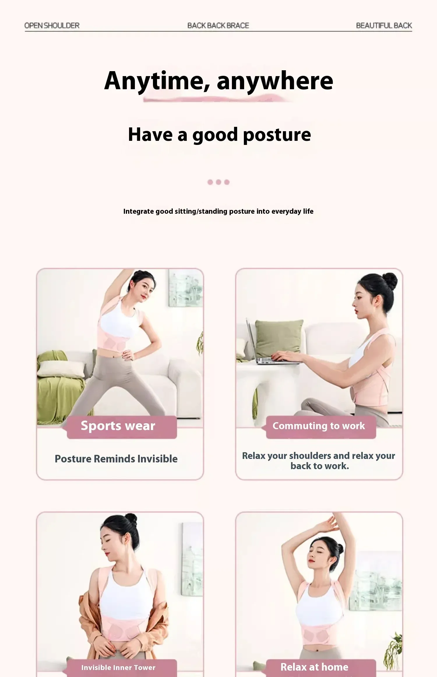Correcteur de posture pour le yoga