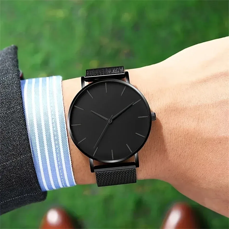 Montre homme, détails du design