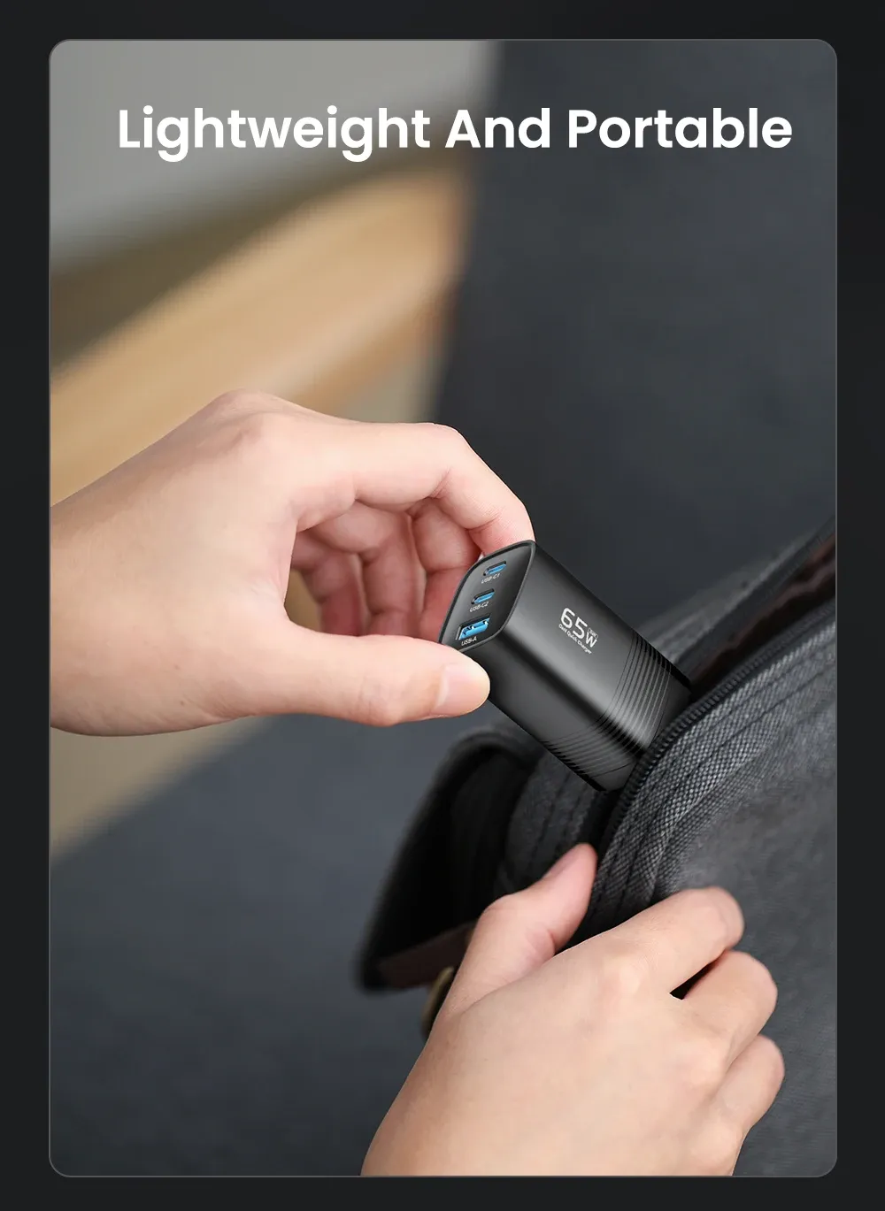 Chargeur ASOMETECH, vue latérale