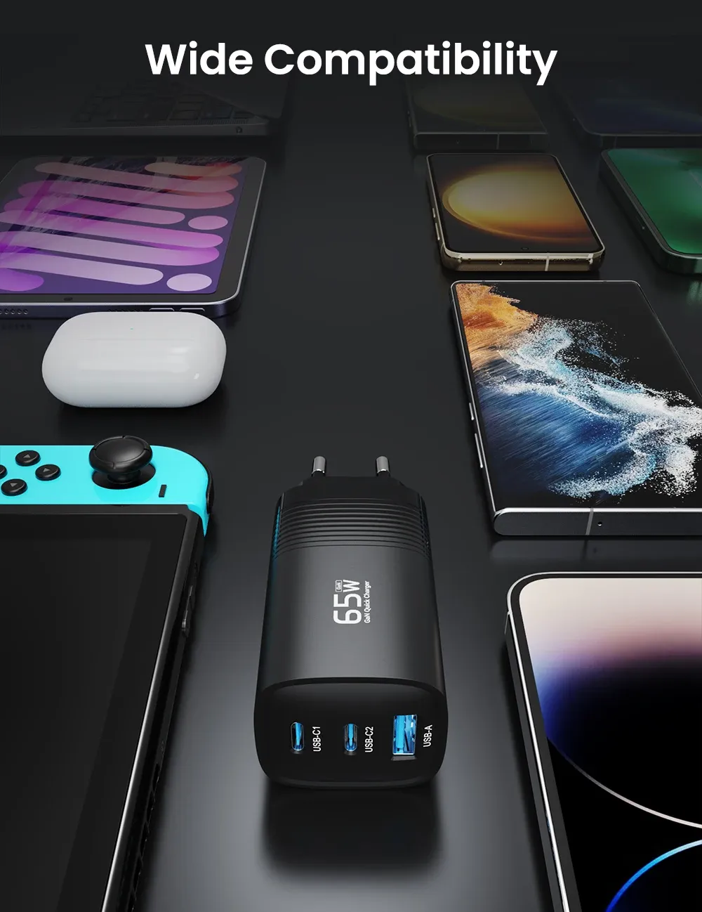 Chargeur ASOMETECH, portabilité
