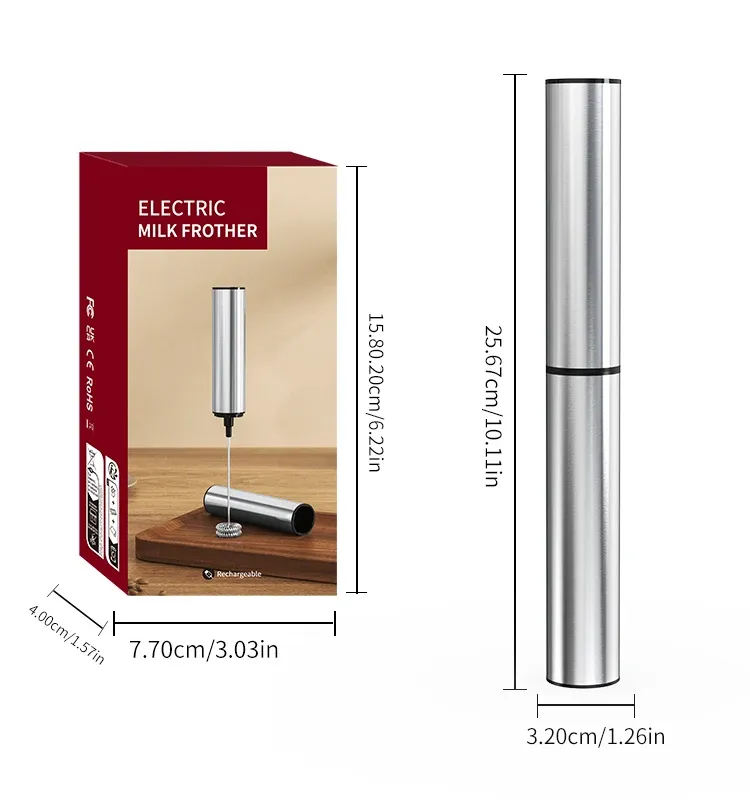 Mousseur à lait électrique au design élégant