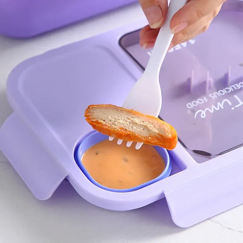 Boîte bento kawaii, ouverture