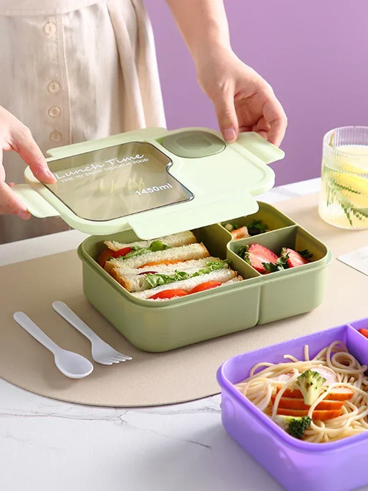 Boîte bento kawaii pour enfants, vue d'ensemble