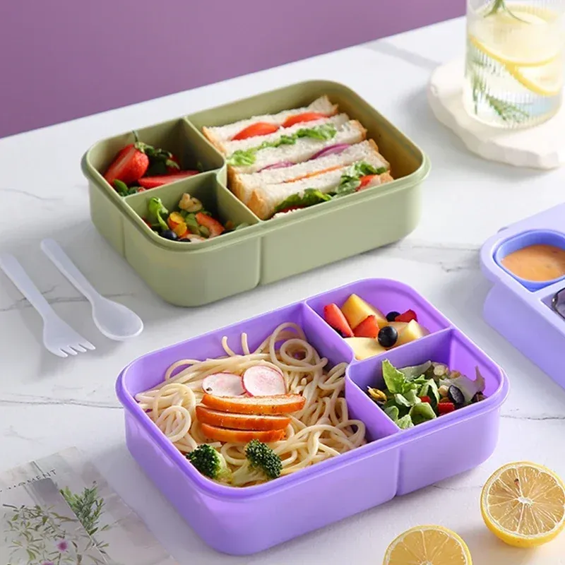 Boîte bento kawaii, style métropolitain