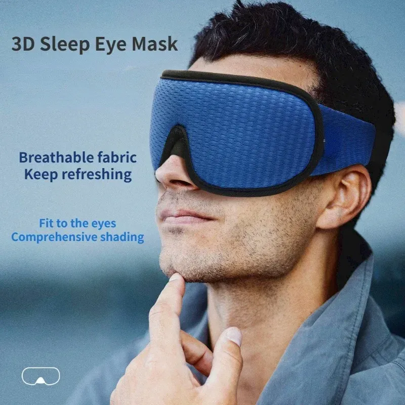 Masque de sommeil 3D, détail de la forme et du confort