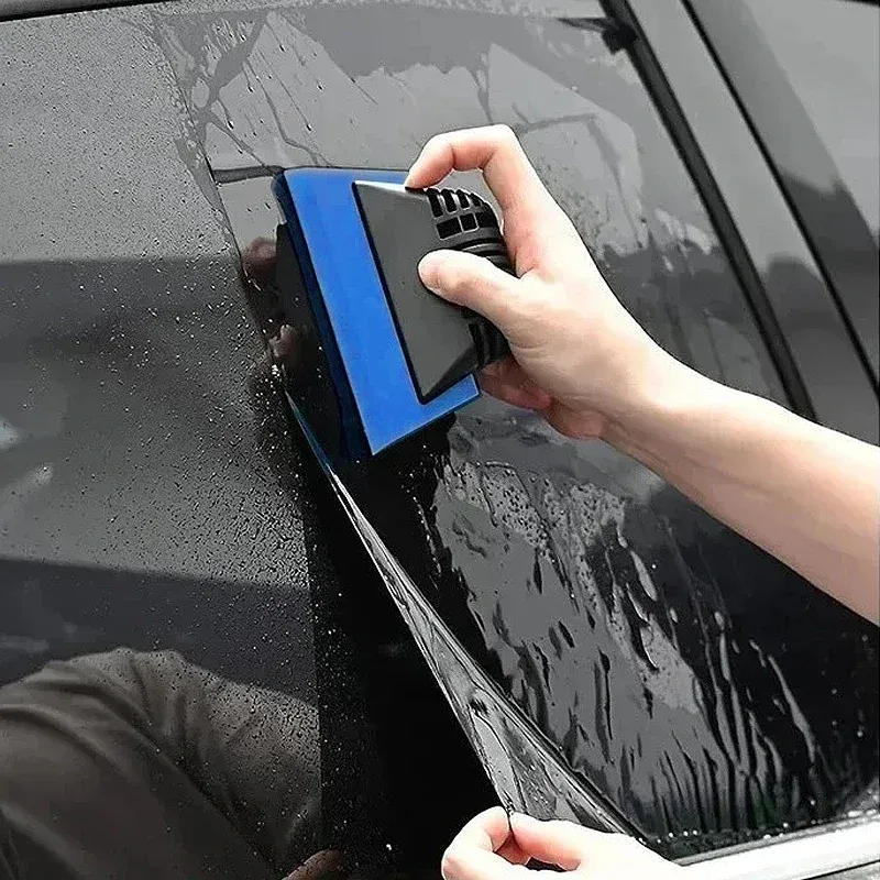 Raclette en silicone pour vitres de voiture, outil de nettoyage pour pare-brise et miroirs 5