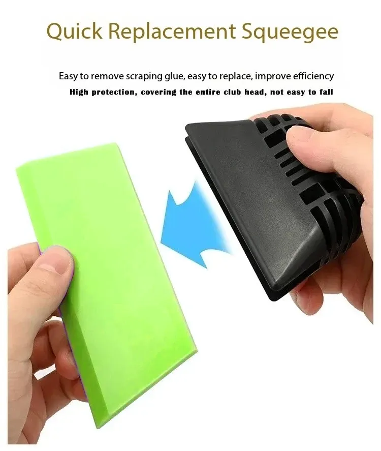 Raclette en silicone pour vitres de voiture, lissage d'un film de teinte