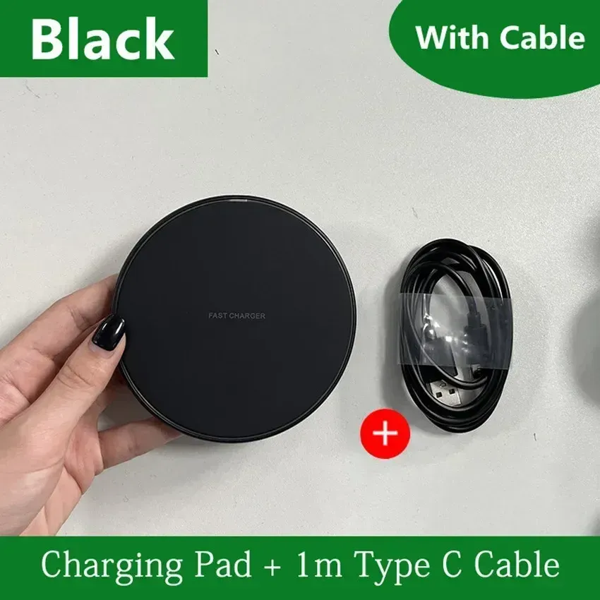 Station de charge sans fil rapide avec support pour iPhone 11 à 16 Pro Max, Samsung et Xiaomi 12