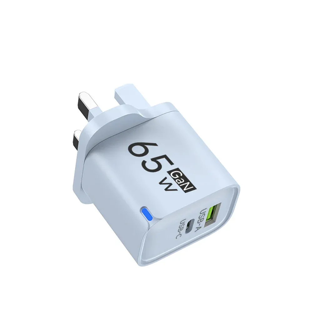 Chargeur rapide 65W pour iPhone, Xiaomi, Huawei, Samsung et OnePlus, adaptateur secteur mural USB-C 7