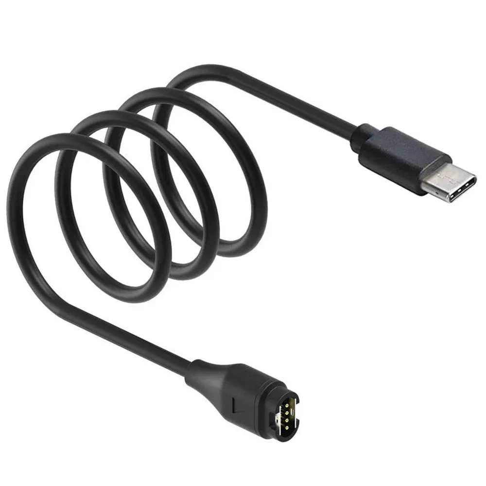 Chargeur USB-C de remplacement pour Garmin Fenix 5, 5S, 5X, 5 Plus, 6, 6S, 6X, 6 Pro, 7, 7S, 7X, câble de 1 m 7