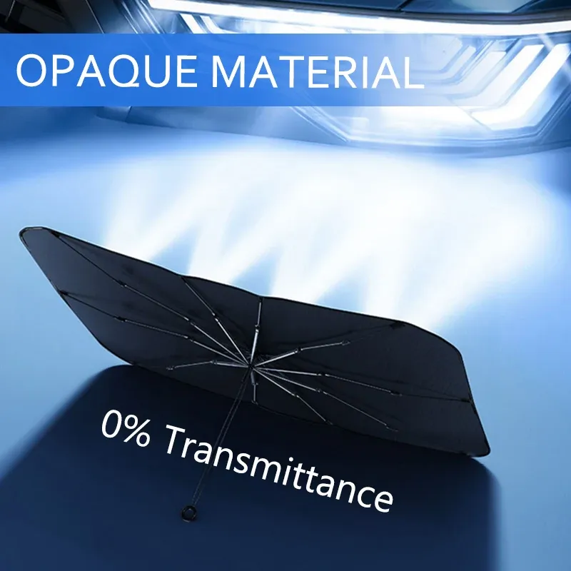 Pare-soleil pliable pour pare-brise avant, compatible Tesla 4