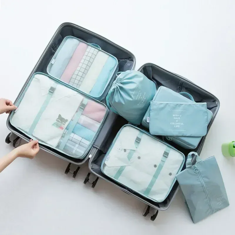 Ensemble de 7 Cubes d'Emballage pour Valise et Bagages 2