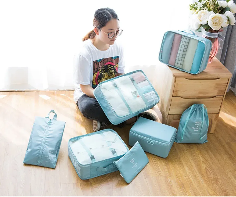 Organisation de valise en détail