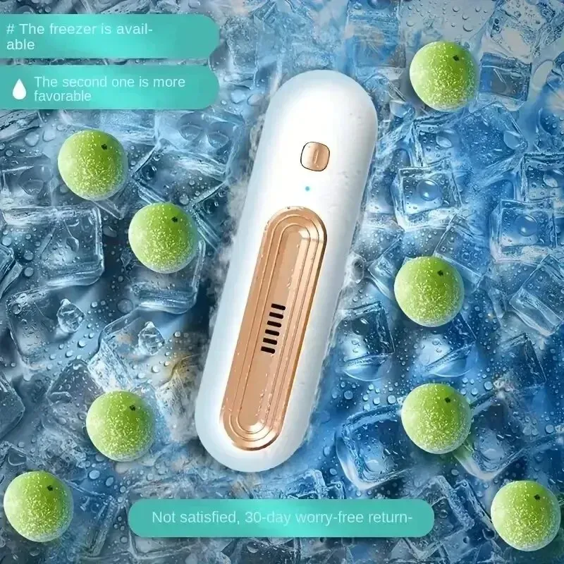 Désodorisant et stérilisateur rechargeable pour mini-réfrigérateur, à générateur d'ozone 3