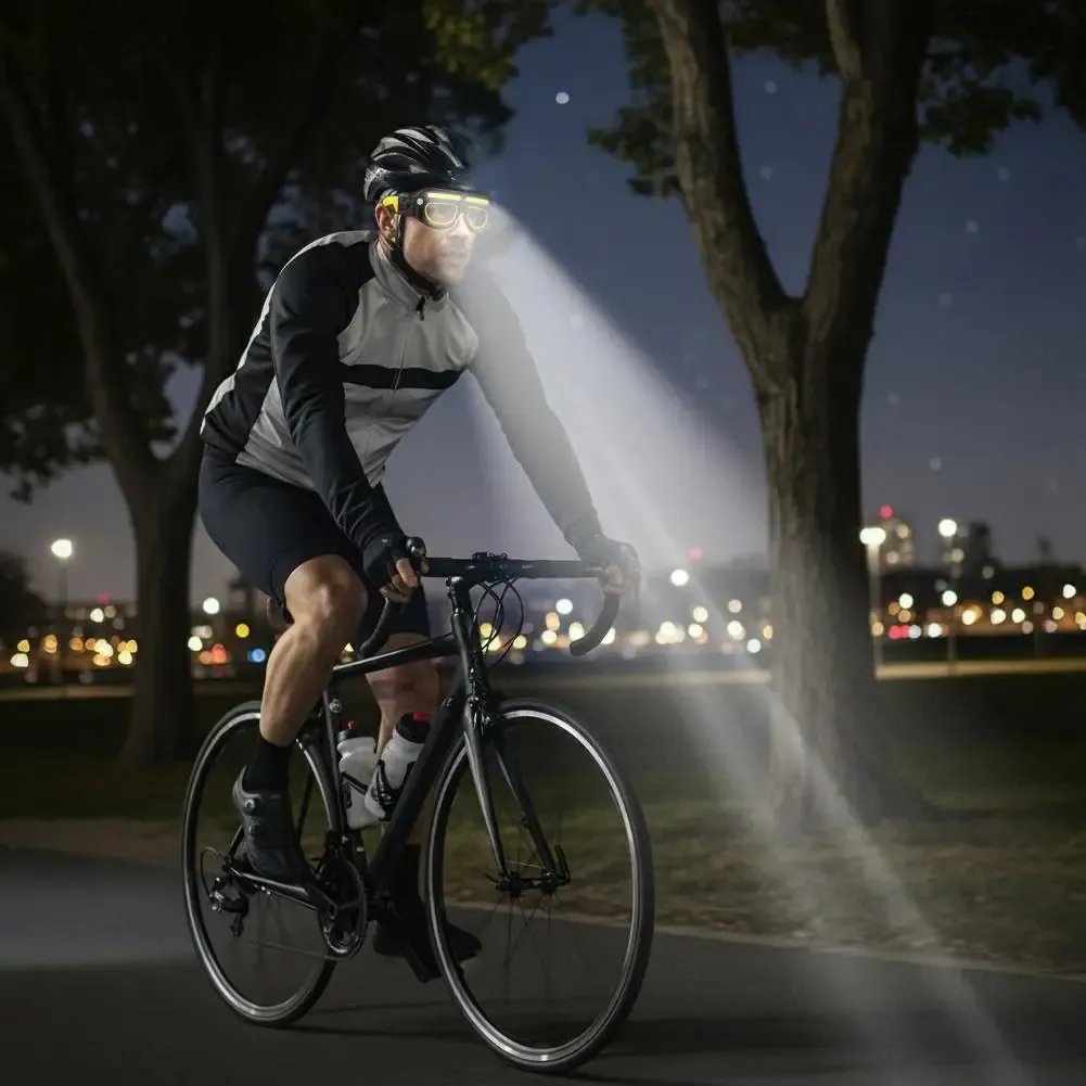 Détail de la lampe frontale LED