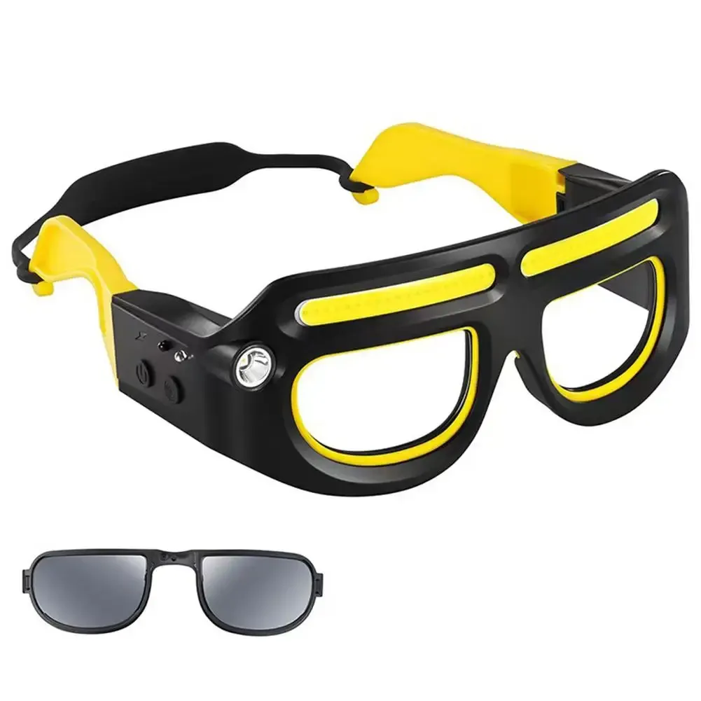 Lunettes LED rechargeables à capteur de mouvement, 5 modes d'éclairage – Mécanique automobile, atelier, camping et pêche 7