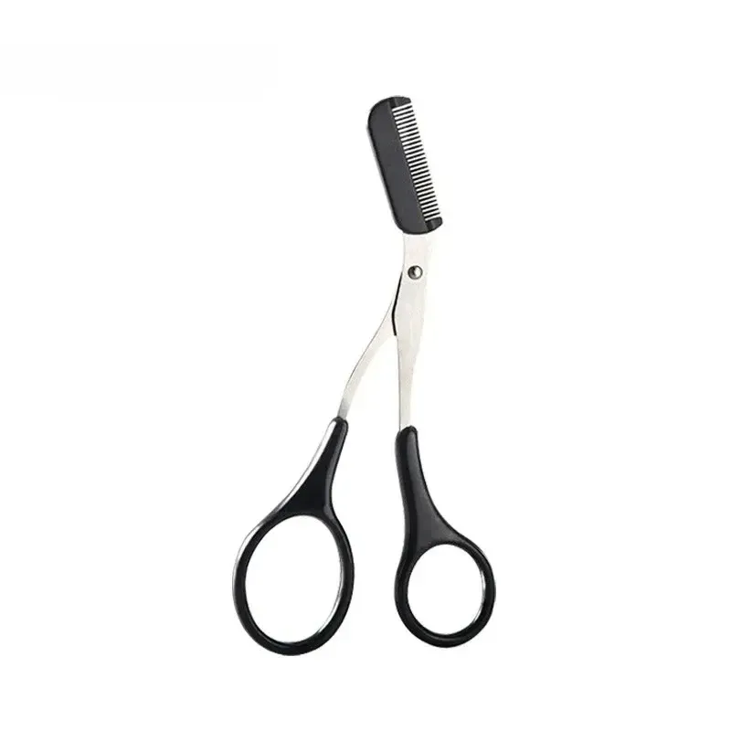 Ensemble de 3 pièces de rasoir à sourcils en acier inoxydable avec peigne, ciseaux à sourcils et outils de maquillage pour l'épilation et le façonnage des sourcils 7