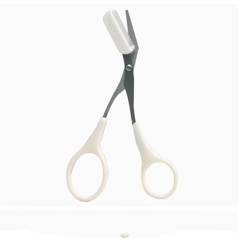 Ensemble de 3 pièces de rasoir à sourcils en acier inoxydable avec peigne, ciseaux à sourcils et outils de maquillage pour l'épilation et le façonnage des sourcils 10