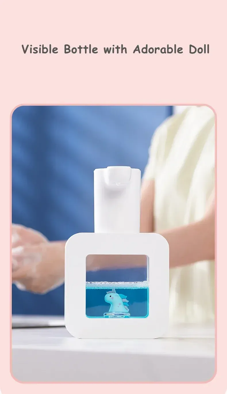 Distributeur de savon avec motif animal