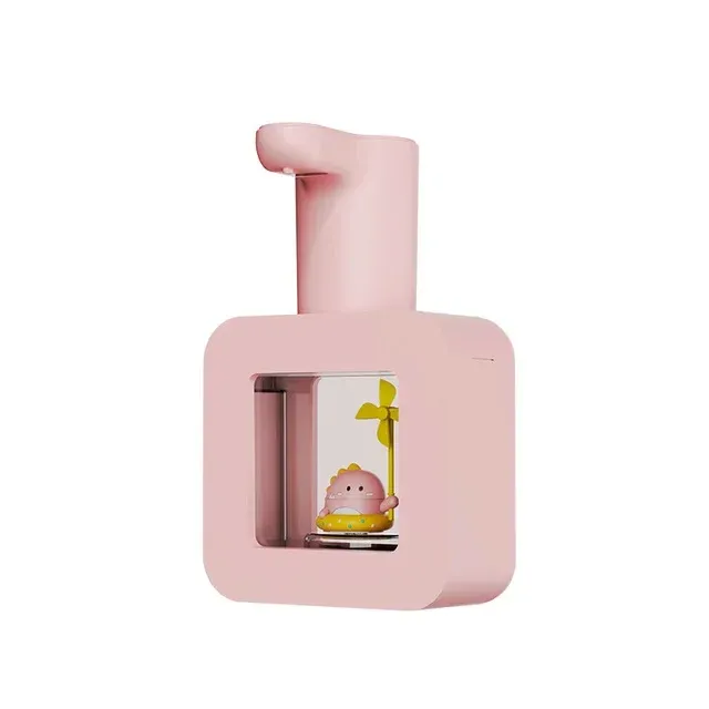 Distributeur automatique de savon sans contact aux motifs d'animaux mignons, recharge USB, 400 ml 8