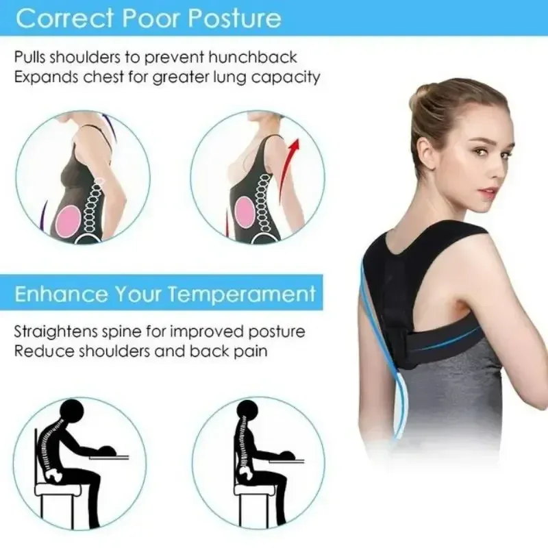 Ceinture correctrice de posture, vue détaillée