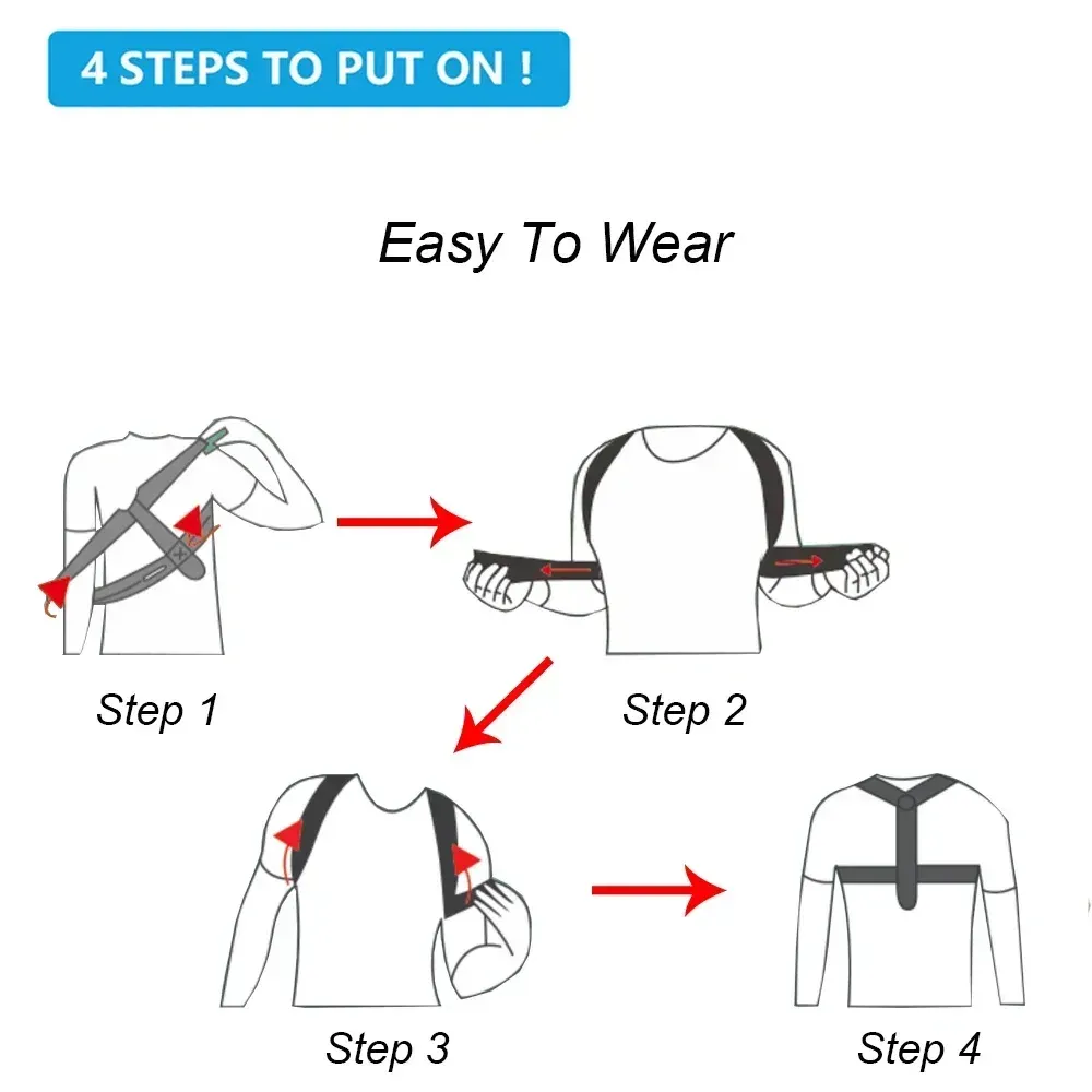 Ceinture correctrice de posture, détail du maintien