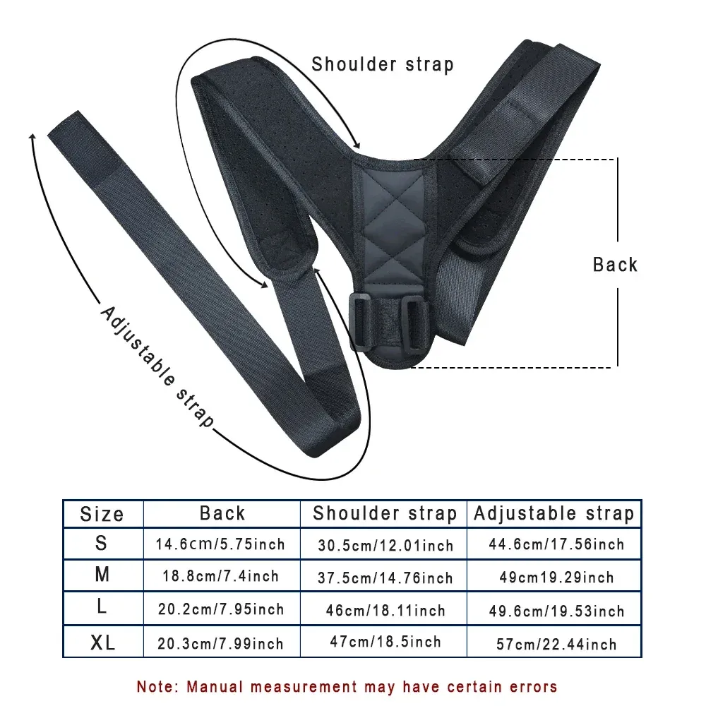 Ceinture correctrice de posture, finitions