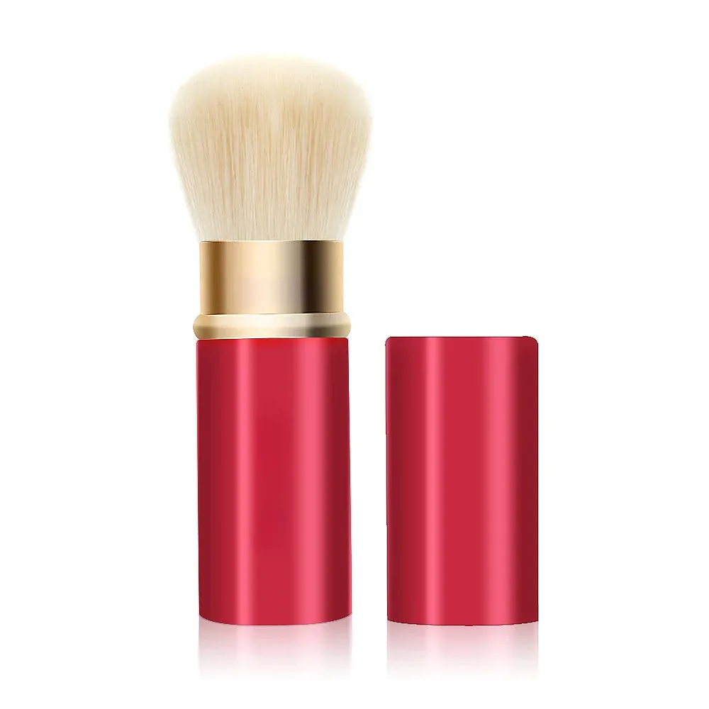 Pinceau de maquillage rétractable pour femme, 1 pièce, pour poudre, fond de teint et blush 8