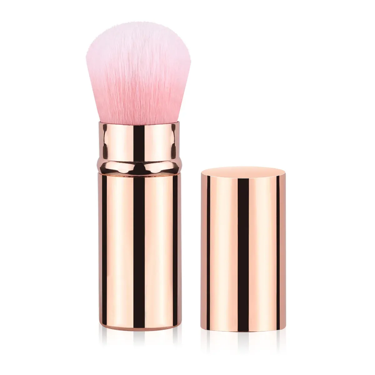 Pinceau de maquillage rétractable pour femme, 1 pièce, pour poudre, fond de teint et blush 7