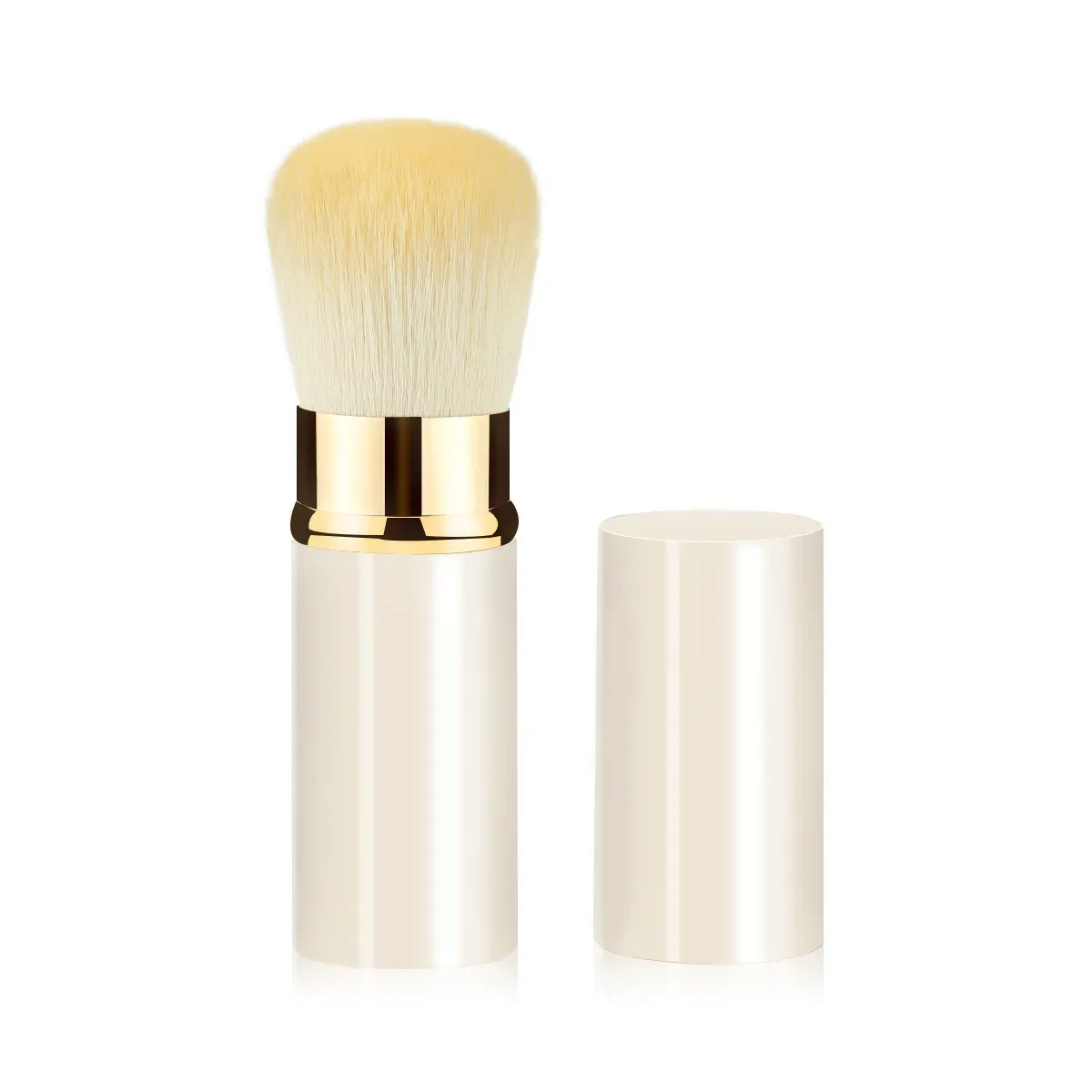 Pinceau de maquillage rétractable pour femme, 1 pièce, pour poudre, fond de teint et blush 11