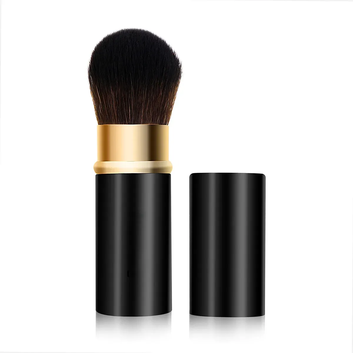 Pinceau de maquillage rétractable pour femme, 1 pièce, pour poudre, fond de teint et blush 9