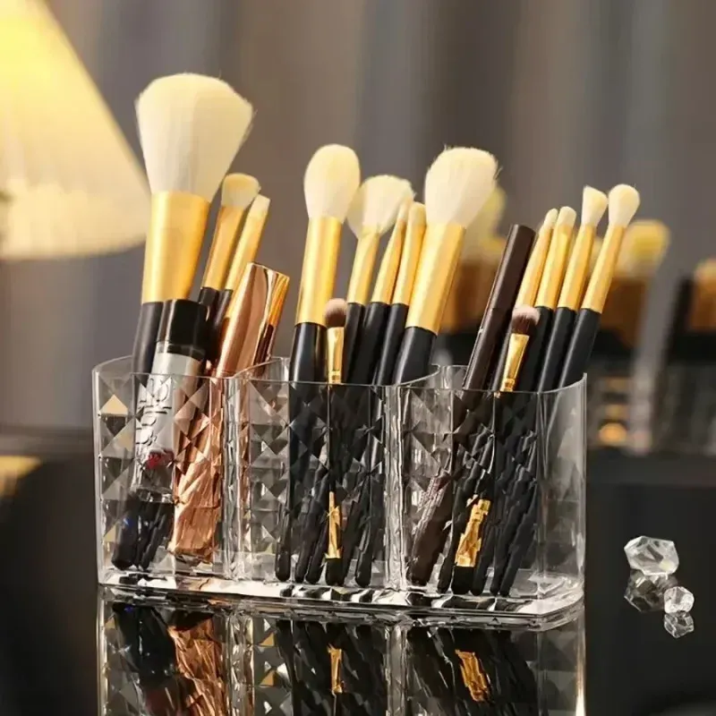 Organisateur de maquillage en acrylique transparent