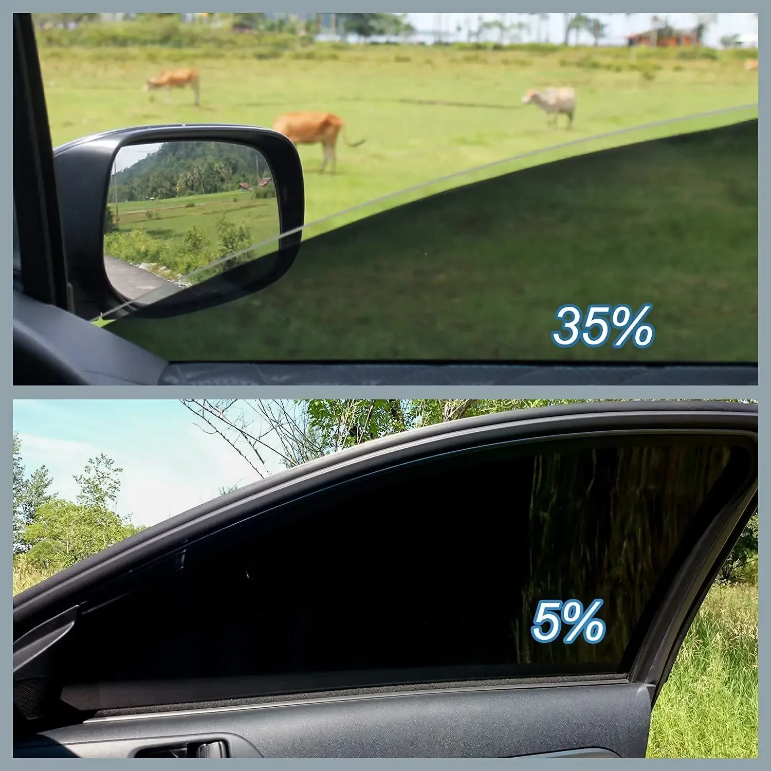 Film teinté pour vitres de voiture 8 m, protection UV et thermique, résistant aux rayures 2