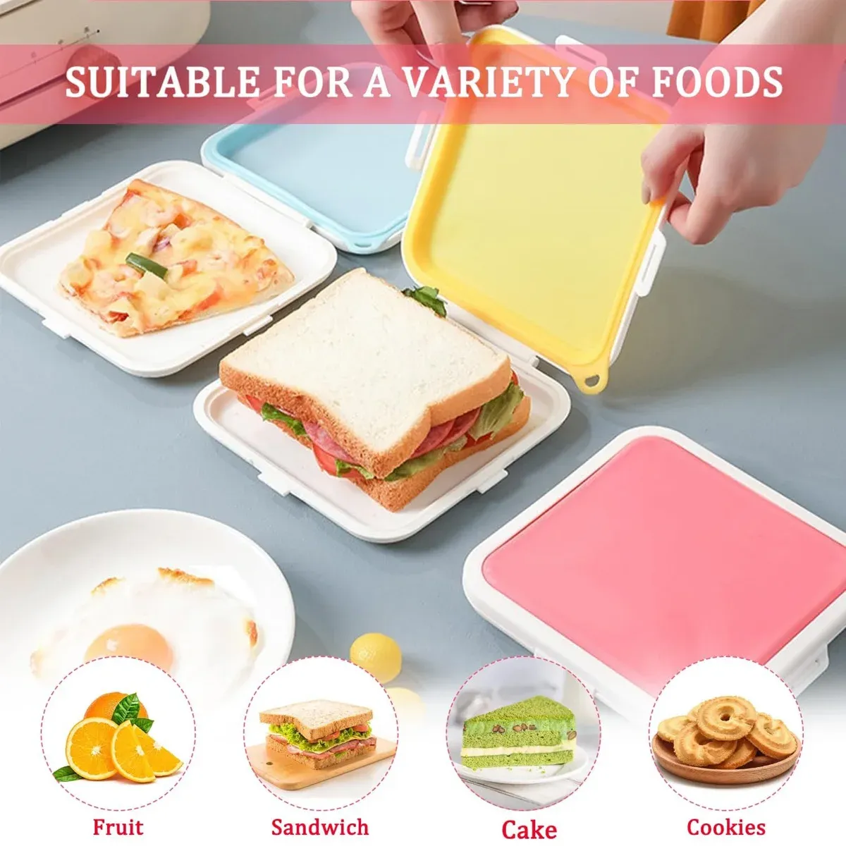 Boîte à sandwich en silicone, aperçu lifestyle